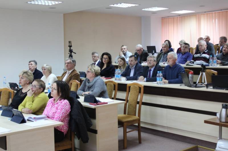 Zdjęcie: LX Sesja Rady Miejskiej w Łazach