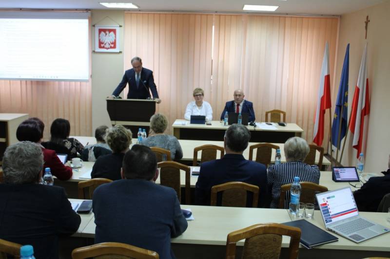 Zdjęcie: LXI Sesja Rady Miejskiej w Łazach